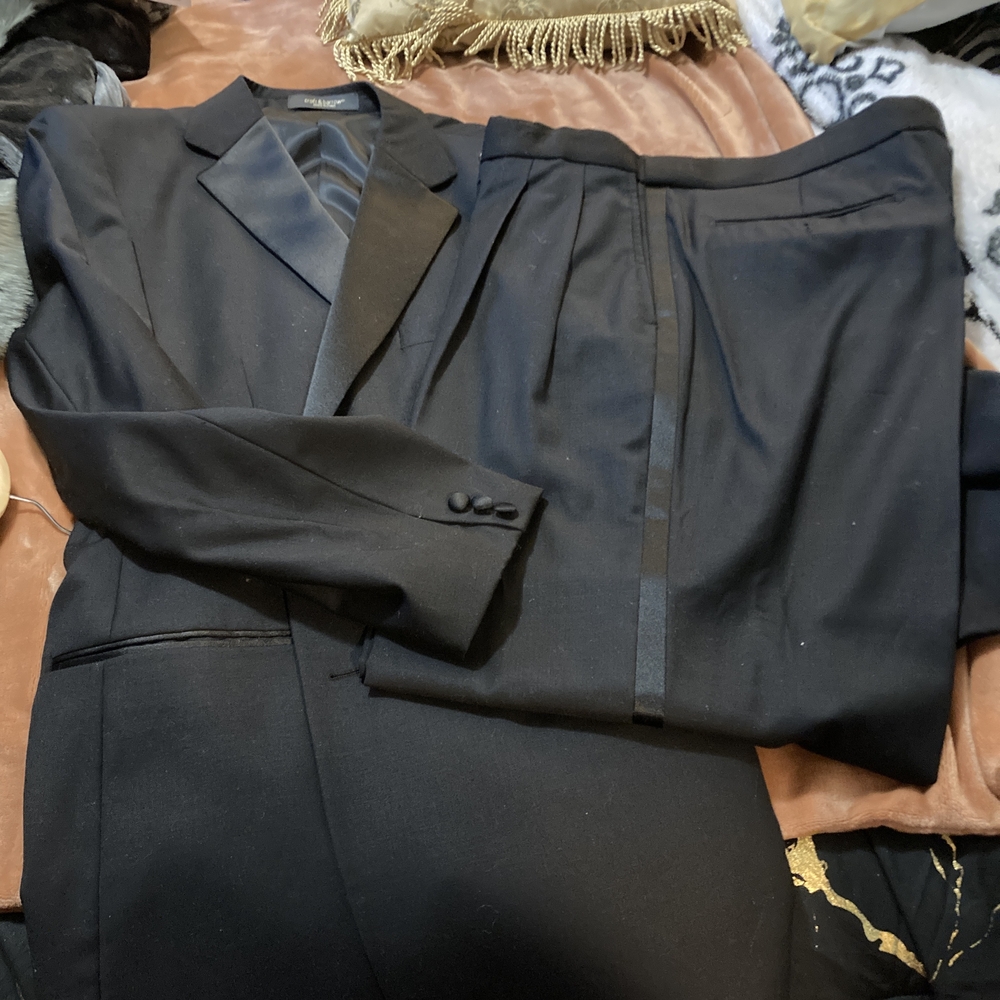 Black Men's Tuxedo Suit Set
